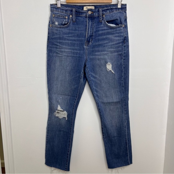 MADEWELL The High Rise Boyjean Straight Jeans - Picture 2 of 7